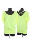 T-SHIRT FLUO BRETELLES CROISEES A8363