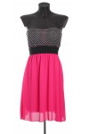 ROBE BUSTIER POIS A8371