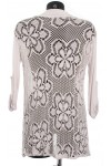 GILET DOS CROCHET A8384