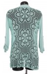 GILET DOS CROCHET A8384