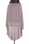 JUPE VOILE ASYMETRIQUE A8410