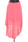 JUPE VOILE ASYMETRIQUE A8410