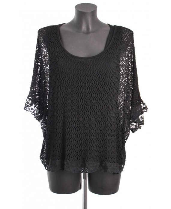 Tunique dentelle noire hotsell
