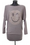 PULL TUNIQUE CLOUTEE SMILEY AH1515