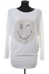 PULL TUNIQUE CLOUTEE SMILEY AH1515