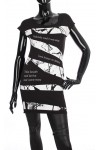 TUNIC/SWEAT BLACK & WHITE 1868