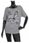 T-SHIRT MARINIERE PAPILLON 1870