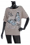 T-SHIRT MARINIERE PAPILLON 1870