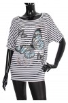 T-SHIRT MARINIERE PAPILLON 1870