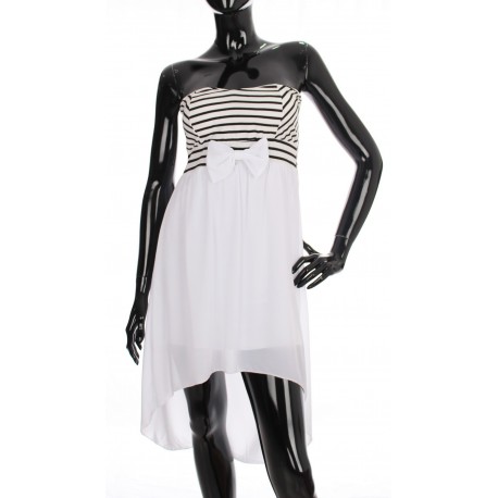 ROBE BUSTIER MARINIERE 1903