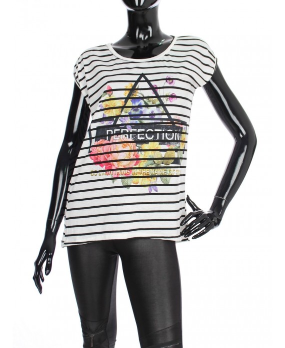 T-SHIRT RAYE PERFECTION 1919