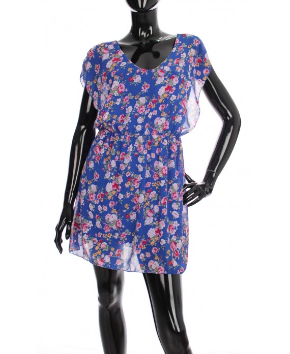 ROBE VOILAGE FLEURS 1923