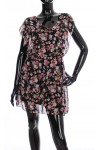 ROBE VOILAGE FLEURS 1923