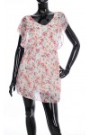 ROBE VOILAGE FLEURS 1923