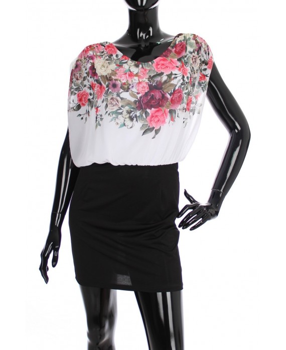 ROBE TUNIQUE FLEURS 1925