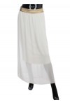 JUPE LONGUE TAILLE DOREE 1934