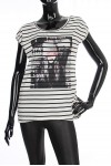 T-SHIRT IMPRIME RAYE 1929