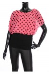 TOP VOILAGE A POIS 1989