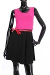 ROBE BI-COLORE + CEINTURE 1976