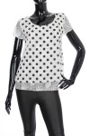 TOP POIS ET DENTELLE 1990
