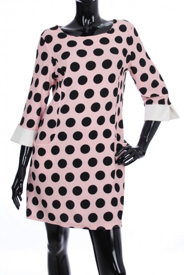 ROBE A POIS 2 POCHES1969