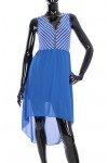 ROBE BI-MATIERE ZIPPEE 1974