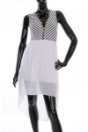 ROBE BI-MATIERE ZIPPEE 1974