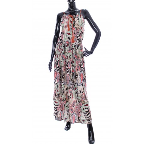 ROBE LONGUE IMPRIMEE 1981