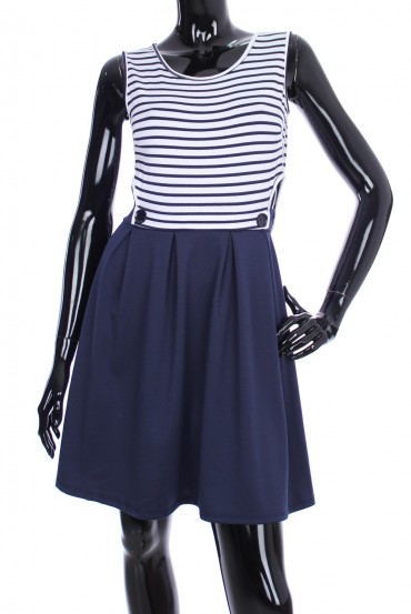 ROBE MARINIERE OUVERTE SUR LES COTES 1966