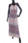 ROBE LONGUE IMPRIMEE 1980