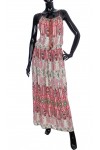 ROBE LONGUE IMPRIMEE 1980