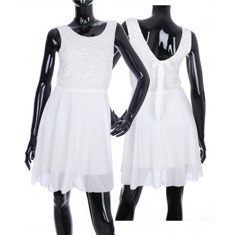 ROBE DENTELLE DOS NOEUD 2015