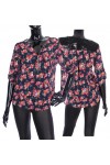 CHEMISIER ZIPPE FLEURS 2024