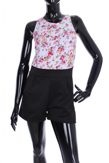COMBI-SHORT IMPRIME FLORAL 2047