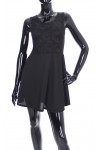 ROBE DENTELLE BI-MATIERE 2064
