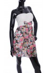 ROBE BUSTIER FLEURS 2059
