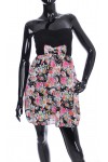 ROBE BUSTIER FLEURS 2059