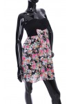 ROBE BUSTIER FLEURS 2059