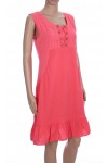 ROBE EN LIN A BOUTONS 2079