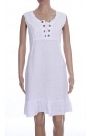 ROBE EN LIN A BOUTONS 2079