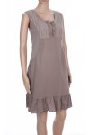 ROBE EN LIN A BOUTONS 2079