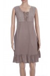 ROBE EN LIN A BOUTONS 2079