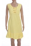 ROBE EN LIN A BOUTONS 2079