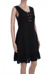 ROBE EN LIN A BOUTONS 2079