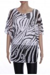 TUNIQUE ZEBRE + CEINTURE 2082