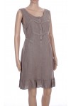 ROBE EN LIN BRODERIE 2081