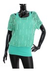 T-SHIRT AJOURE 2 EN 1 1819