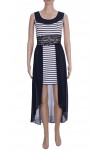 ROBE MARINIERE DENTELLE 3005