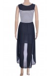 ROBE MARINIERE DENTELLE 3005
