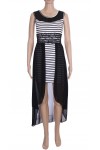 ROBE MARINIERE DENTELLE 3005